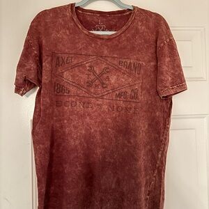 Axel Brand Vintage Rusty Red Tee